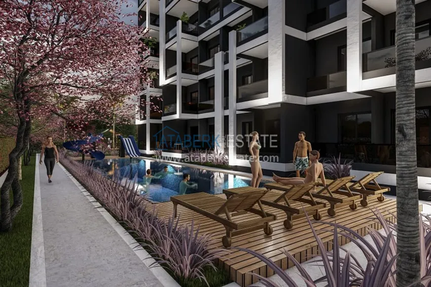 1+1 apartments in a stylish residential complex under construction Arpacbakhshish-Mersin 7