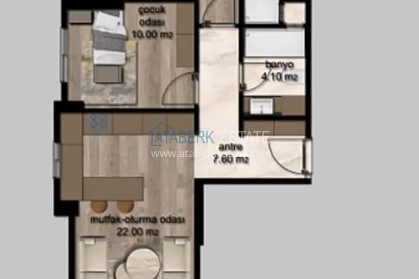 Buy cheap Apartments under construction directly from the developer Cesmeli-Mersin 2 