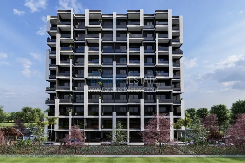 1+1 apartments in a stylish residential complex under construction Arpacbakhshish-Mersin 2