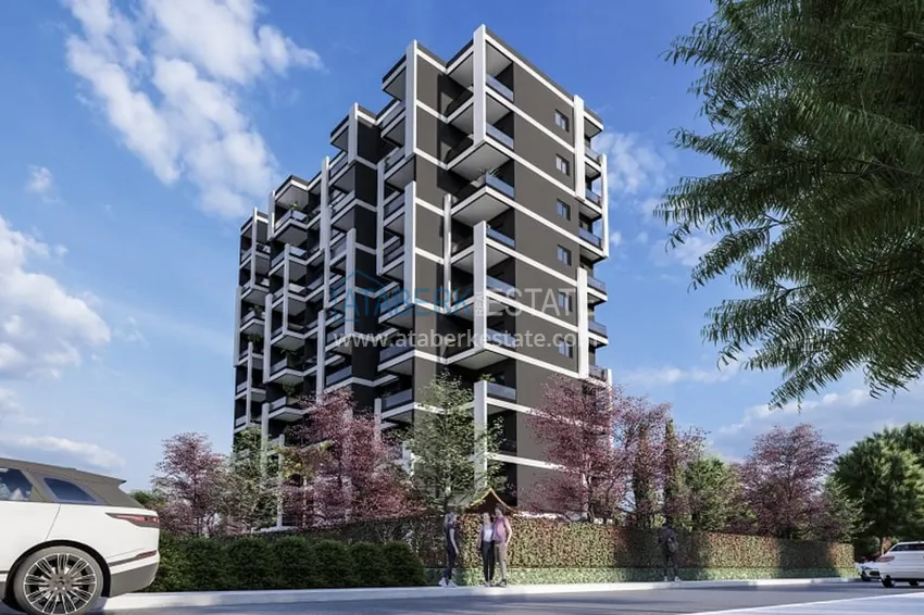 1+1 apartments in a stylish residential complex under construction Arpacbakhshish-Mersin 3