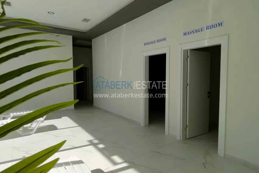 Duplex penthouse with sea views in the Kestel area in an ultra-luxury complex with a private beach B-20 16