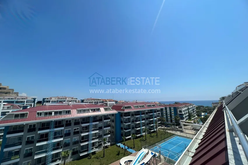 Purchase Duplex penthouse with sea views in the Kestel area in an ultra-luxury complex with a private beach B-20 11