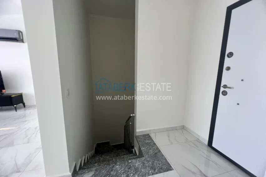 Purchase Duplex penthouse with sea views in the Kestel area in an ultra-luxury complex with a private beach B-20 1