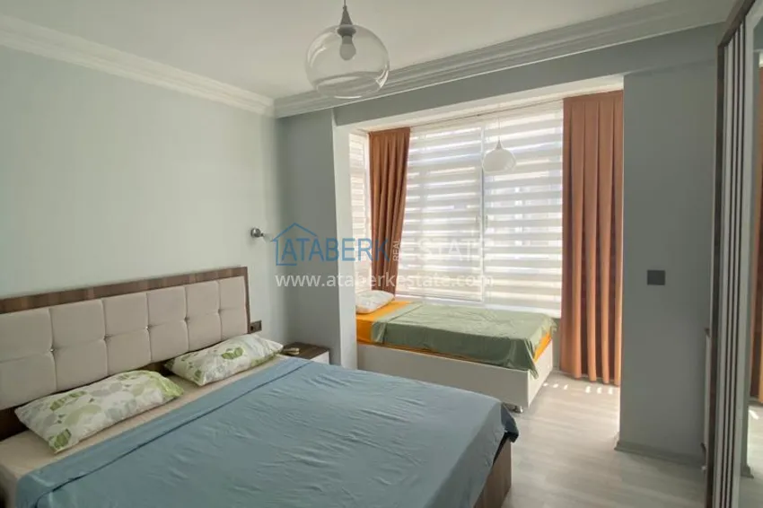 Purchase One-bedroom apartment for rent in the center of Alanya with mountain views No. 17 3