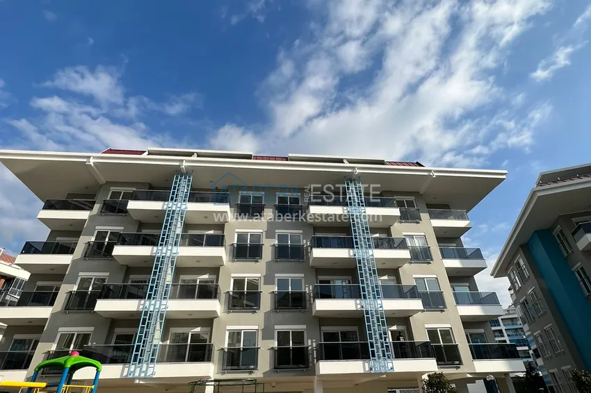 Duplex penthouse with sea views in the Kestel area in an ultra-luxury complex with a private beach B-20 3