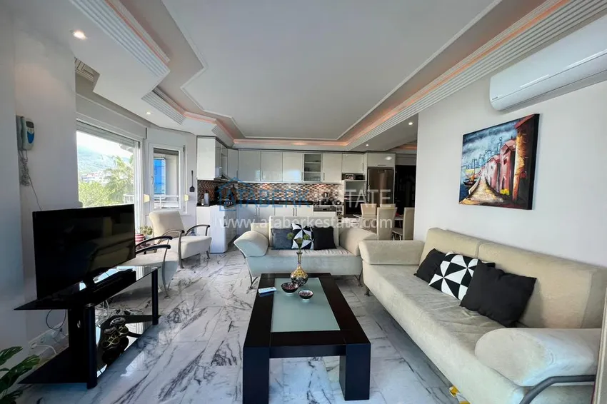 Purchase Apartment 3 + 1 with furniture and a glazed balcony, Tosmur area - Alanya 3
