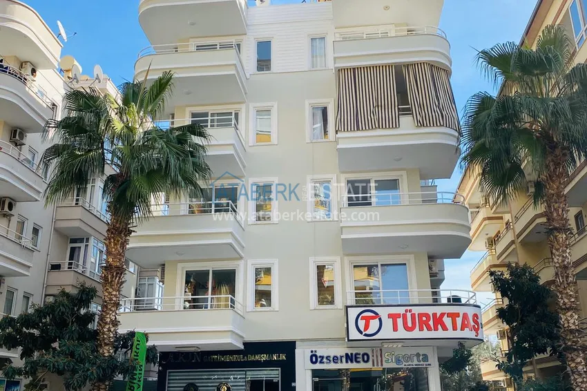 One-bedroom apartment for rent in the center of Alanya with mountain views No. 17 6