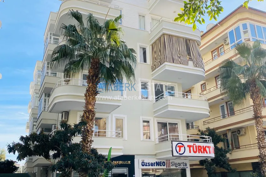 One-bedroom apartment for rent in the center of Alanya with mountain views No. 17 7