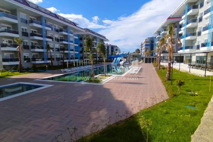 Duplex penthouse with sea views in the Kestel area in an ultra-luxury complex with a private beach B-20 6