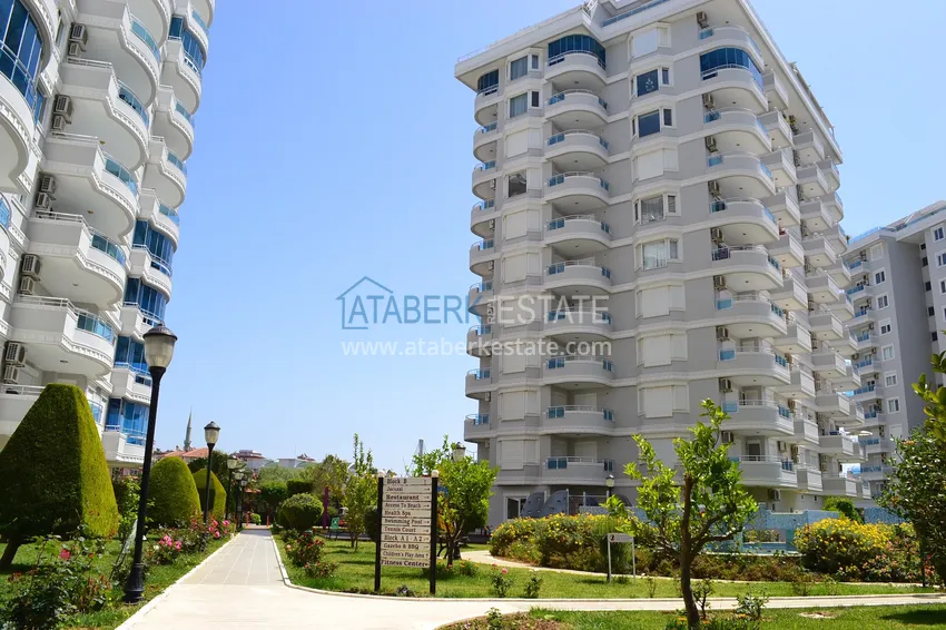 Apartment 3 + 1 with furniture and a glazed balcony, Tosmur area - Alanya 10