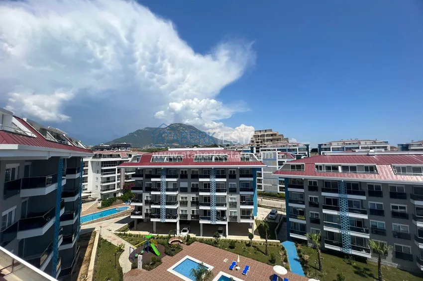 Purchase Duplex penthouse with sea views in the Kestel area in an ultra-luxury complex with a private beach B-20 9