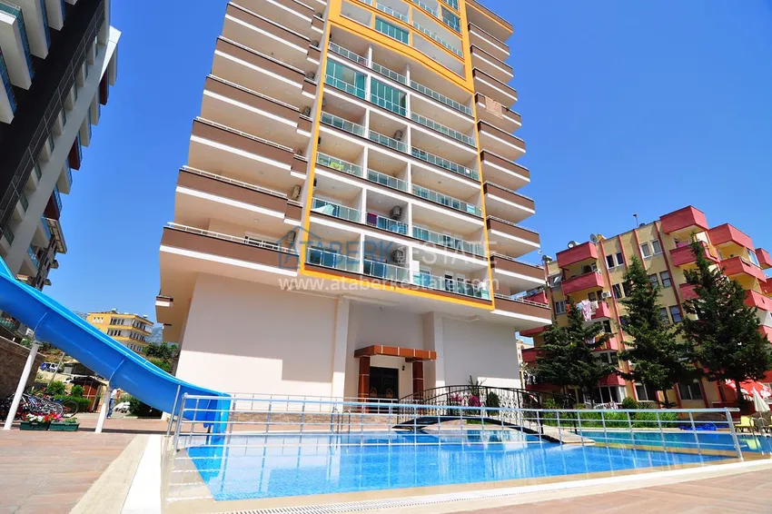 One bedroom apartment in Mahmutlar furnished with open sea views 2