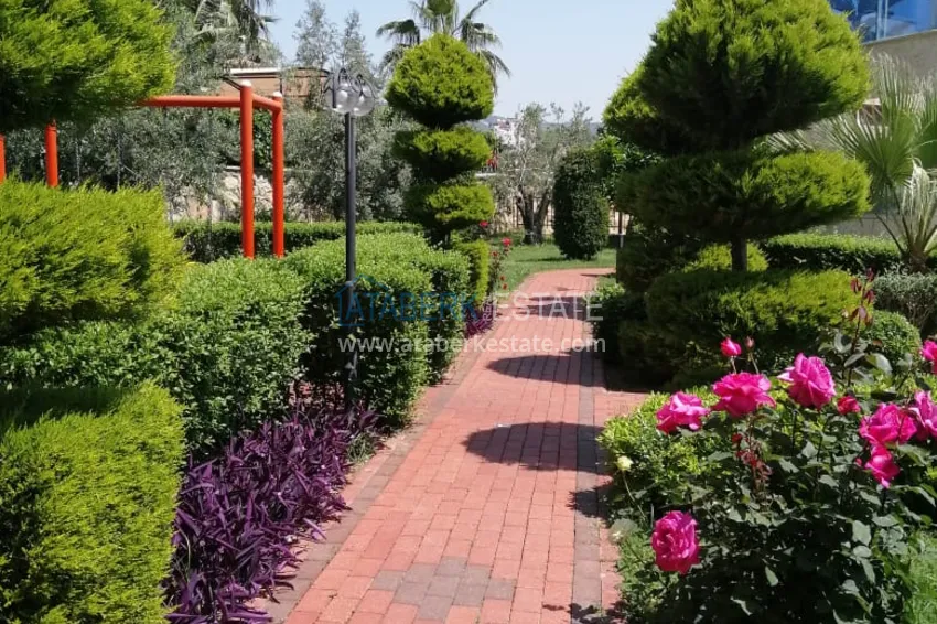 Two-bedroom apartment for rent in Avsallar in a well-maintained complex 10