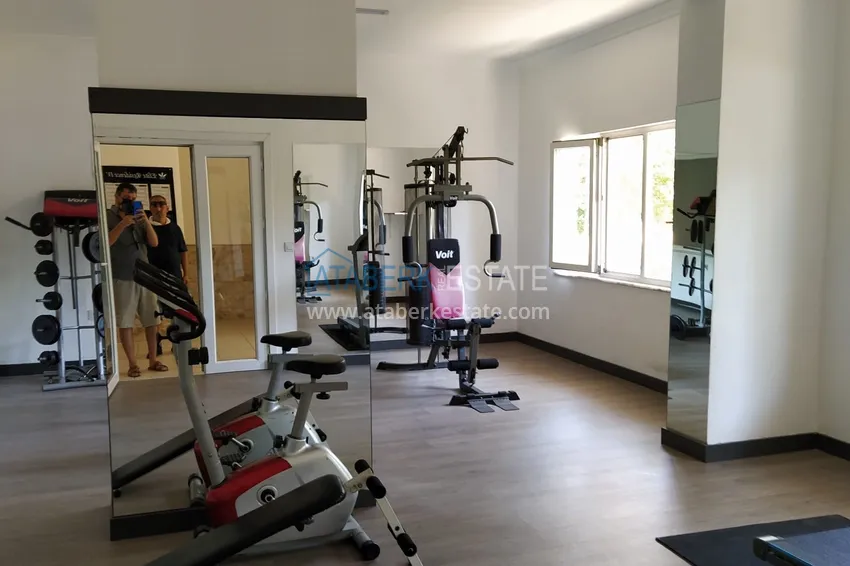 Furnished 1+1 apartment overlooking the sea and the historical fortress, Cikcilli district — Alanya 19