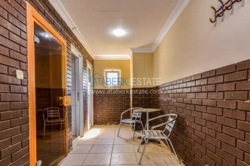 Furnished 1+1 apartment overlooking the sea and the historical fortress, Cikcilli district — Alanya 20