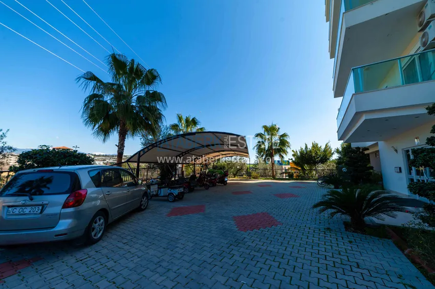 Two-bedroom apartment for rent in Avsallar in a well-maintained complex 14