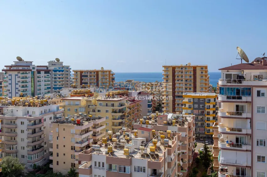 Purchase One bedroom apartment in Mahmutlar furnished with open sea views 13