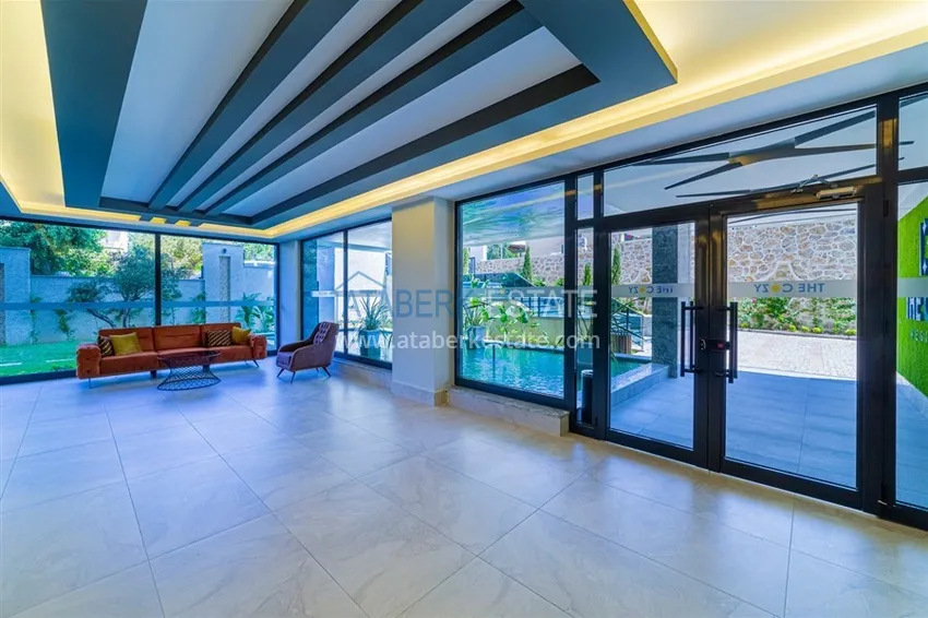 Apartment 1+1 with furniture, glazed balcony and mountain views, Mahmutlar district — Alanya 15
