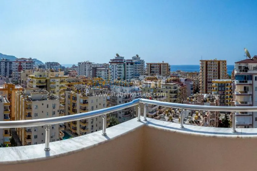 Purchase One bedroom apartment in Mahmutlar furnished with open sea views 16