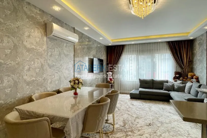 Purchase Apartment 3+1 with furniture, glazed balcony and mountain views, Kestel district — Alanya 3