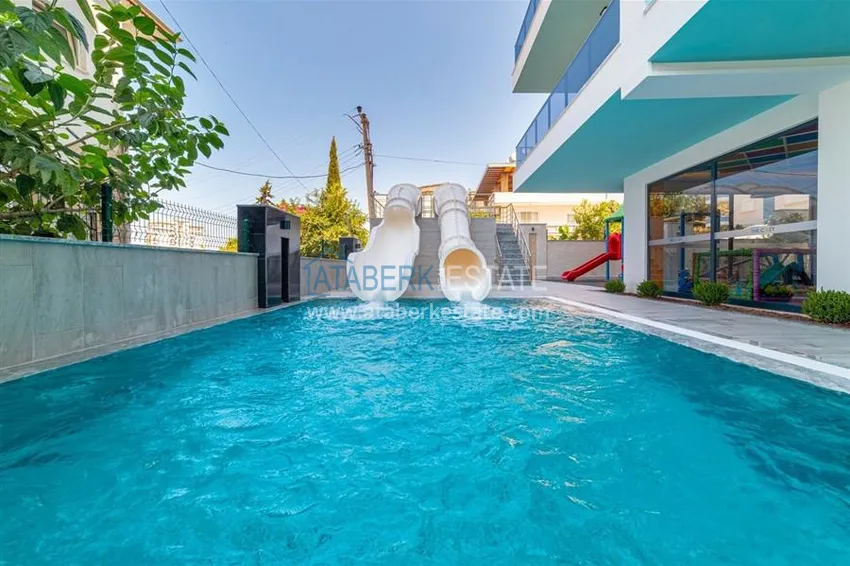 Apartment 1+1 with furniture, glazed balcony and mountain views, Mahmutlar district — Alanya 6