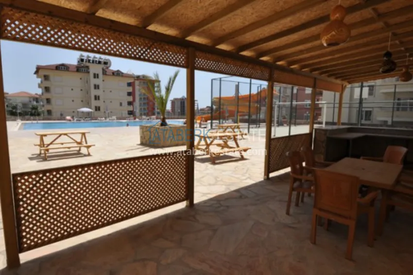 Furnished 1+1 apartment overlooking the sea and the historical fortress, Cikcilli district — Alanya 10