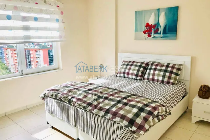 Purchase Furnished 1+1 apartment overlooking the sea and the historical fortress, Cikcilli district — Alanya 6