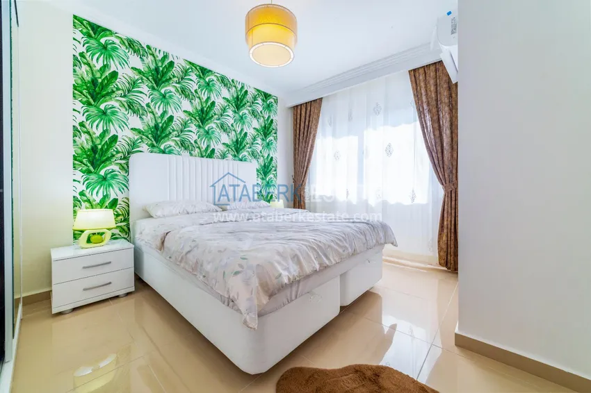 Purchase One bedroom apartment in Mahmutlar furnished with open sea views 6