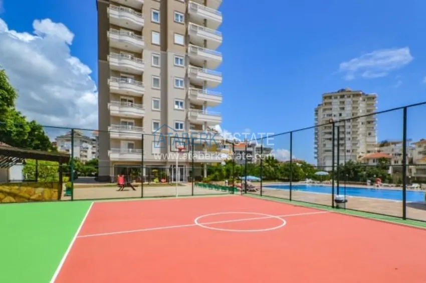 Furnished 1+1 apartment overlooking the sea and the historical fortress, Cikcilli district — Alanya 11