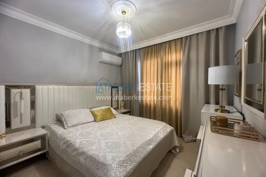 Purchase Rent a 4+1 duplex apartment with furniture in Oba, Alanya A22 7