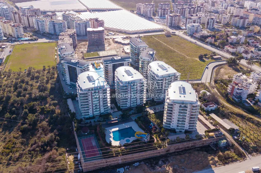 Two-bedroom apartment for rent in Avsallar in a well-maintained complex 6