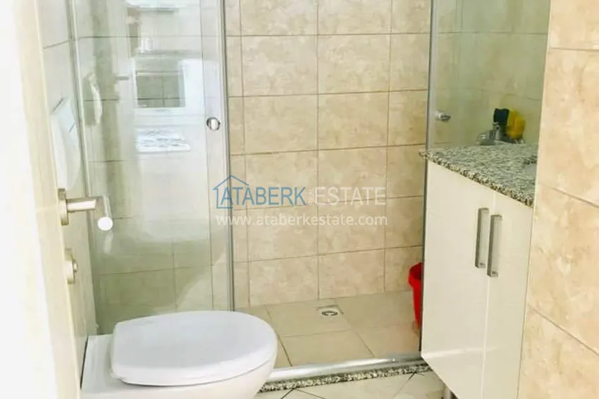 Purchase Furnished 1+1 apartment overlooking the sea and the historical fortress, Cikcilli district — Alanya 8
