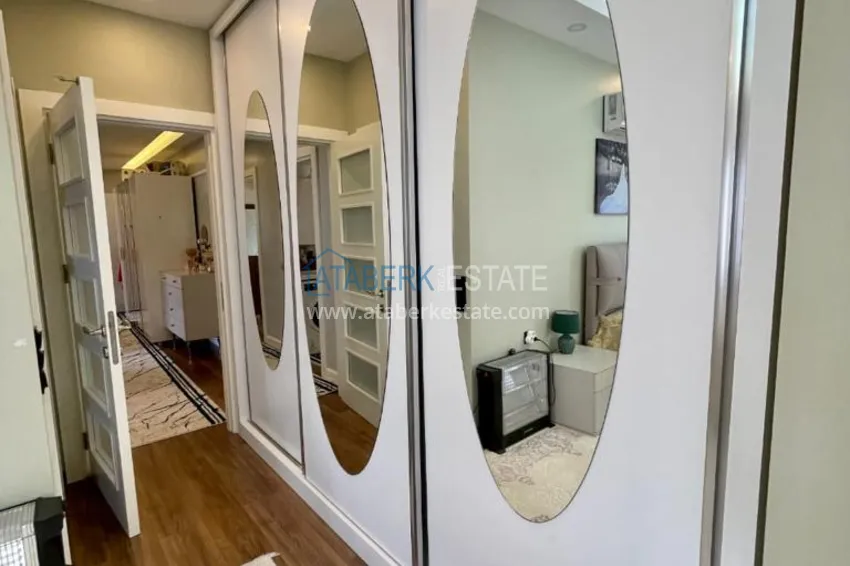 Purchase Apartment 3+1 with furniture, glazed balcony and mountain views, Kestel district — Alanya 8