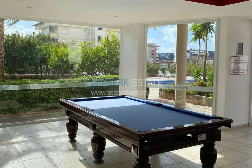 Furnished 1+1 apartment overlooking the sea and the historical fortress, Cikcilli district — Alanya 16