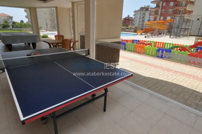 Furnished 1+1 apartment overlooking the sea and the historical fortress, Cikcilli district — Alanya 17