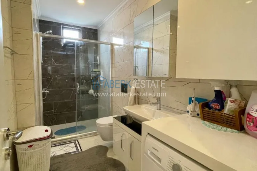 Purchase Apartment 3+1 with furniture, glazed balcony and mountain views, Kestel district — Alanya 9