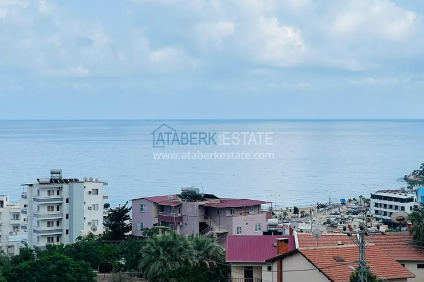 Квартира 1+1 с чистовой отделкой и видом на море в районе Аяш, Мерсин, 50 м2 6