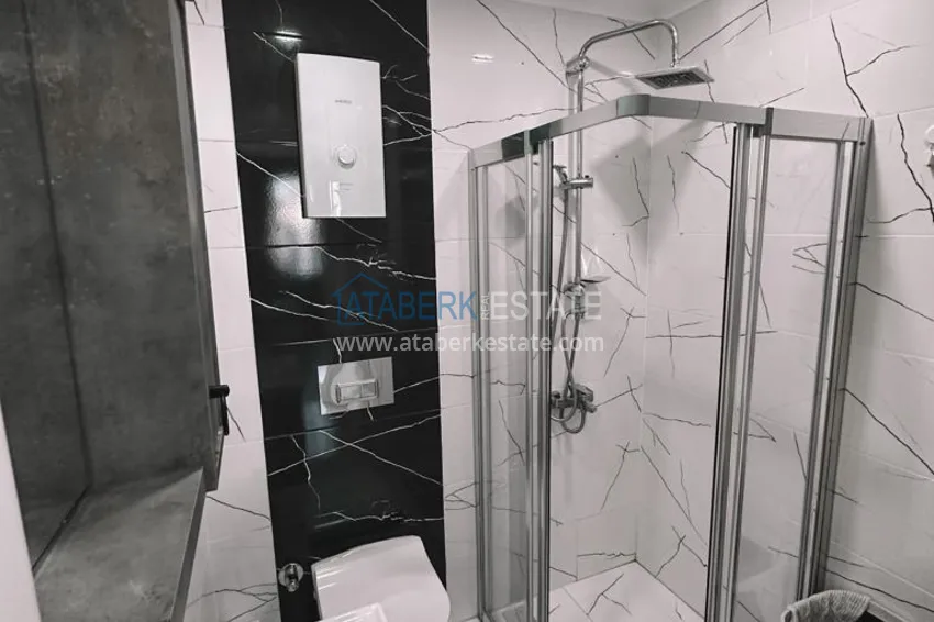 Purchase Furnished apartment in the center of Alanya, three-room with glazed balcony 11