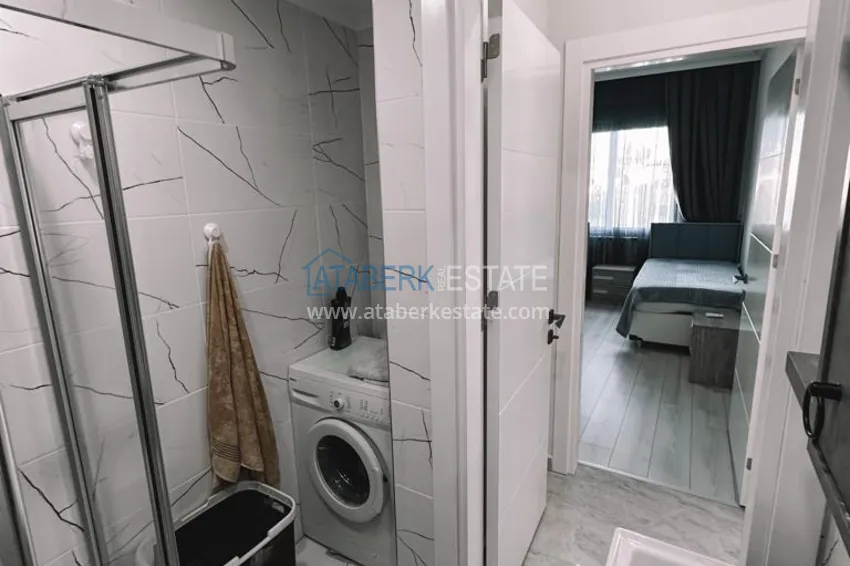 Purchase Furnished apartment in the center of Alanya, three-room with glazed balcony 12