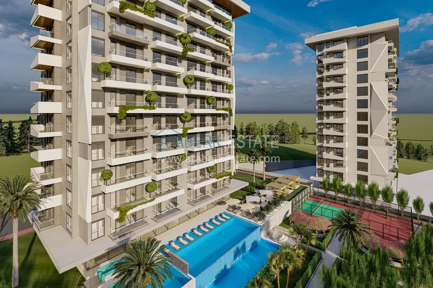 Premium residential complex under the project in Mahmutlar, Alanya 1