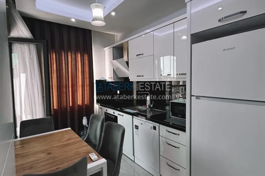 Purchase Furnished apartment in the center of Alanya, three-room with glazed balcony 6