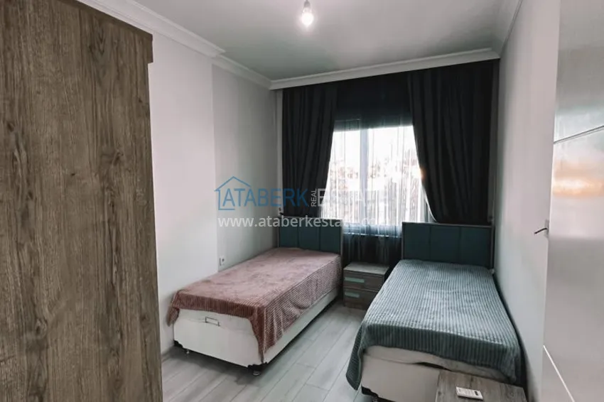 Purchase Furnished apartment in the center of Alanya, three-room with glazed balcony 7