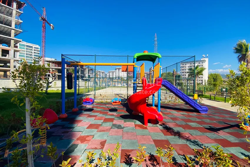 1+1 apartment in Avsallar in a comfort complex with excellent infrastructure. Suitable for short term rentals 11
