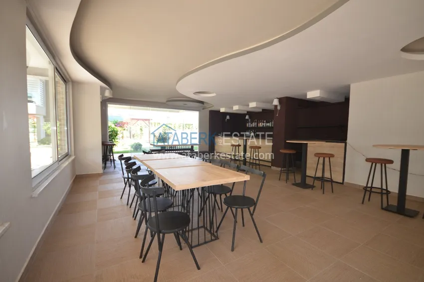 Furnished 2+1 apartment with separate kitchen, glazed balcony and sea view, Kestel district — Alanya 17