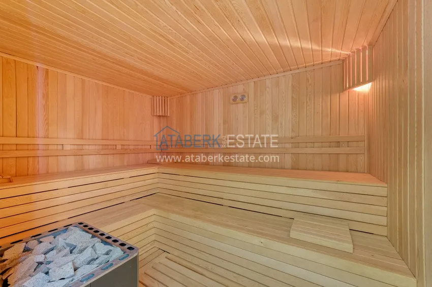 Jednopokojowy apartament z nowoczesnym wnętrzem w obszarze otwartym na pozwolenia na pobyt — Oba, Alanya 13 