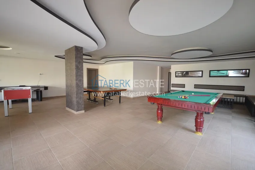 Furnished 2+1 apartment with separate kitchen, glazed balcony and sea view, Kestel district — Alanya 21