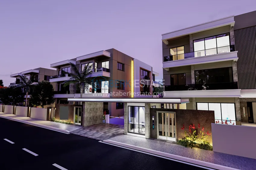 Comfort-class complex project under construction in Antalya, Dosemealti district 19