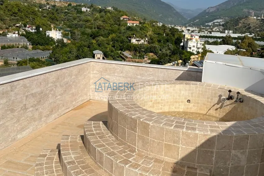 Kupuj Umeblowany duplex z basenem na tarasie w Tosmur, Alanya 22