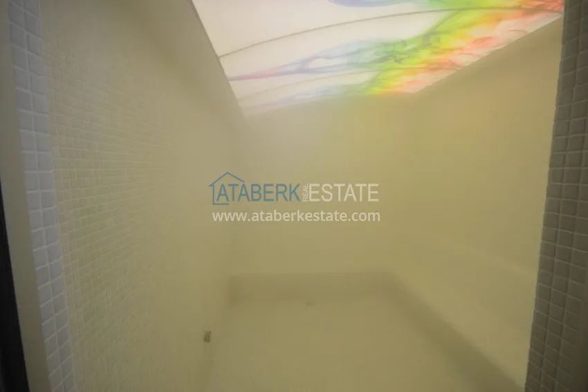 Furnished 2+1 apartment with separate kitchen, glazed balcony and sea view, Kestel district — Alanya 27