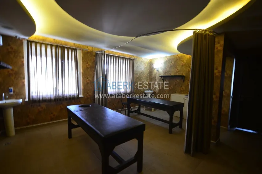 Furnished 2+1 apartment with separate kitchen, glazed balcony and sea view, Kestel district — Alanya 28